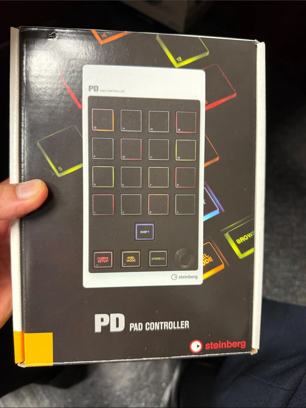 Steinberg PD Pad Controller - White and Black MIDI Pad Controller